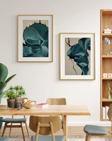 Emerald Swirl Frame Set