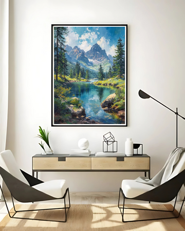 Tranquil Peaks Frame