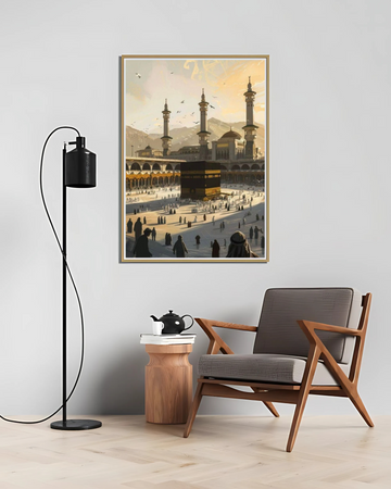 Sacred Serenity Holy Kaaba Frame