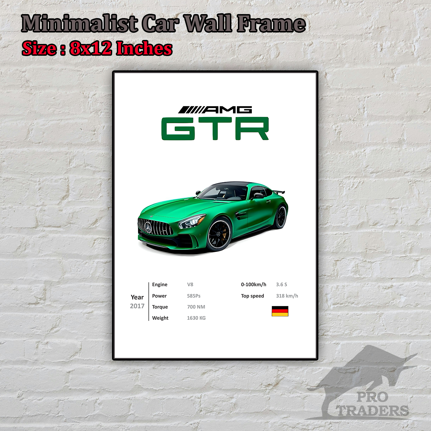 Minimalist Cars Wall Frame