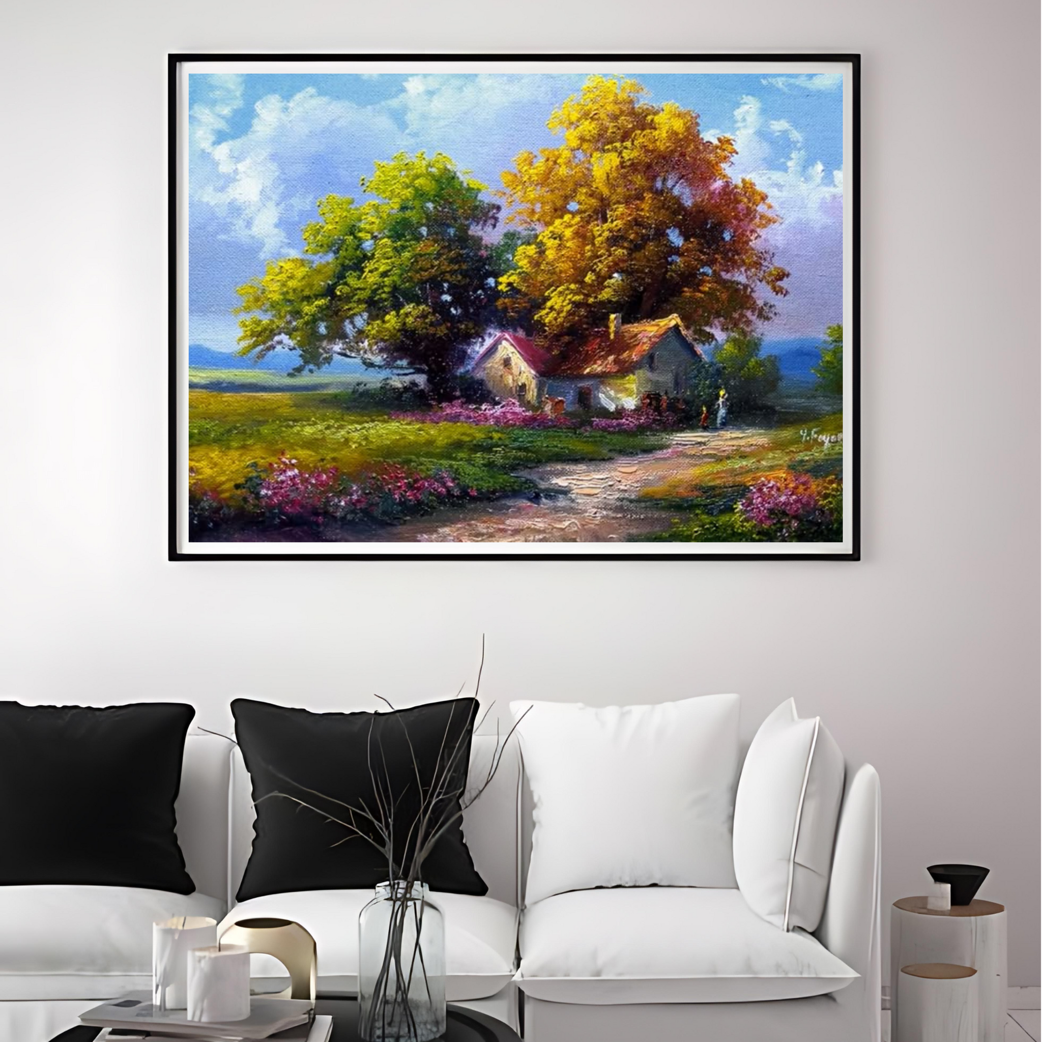 Serene Countryside Frame