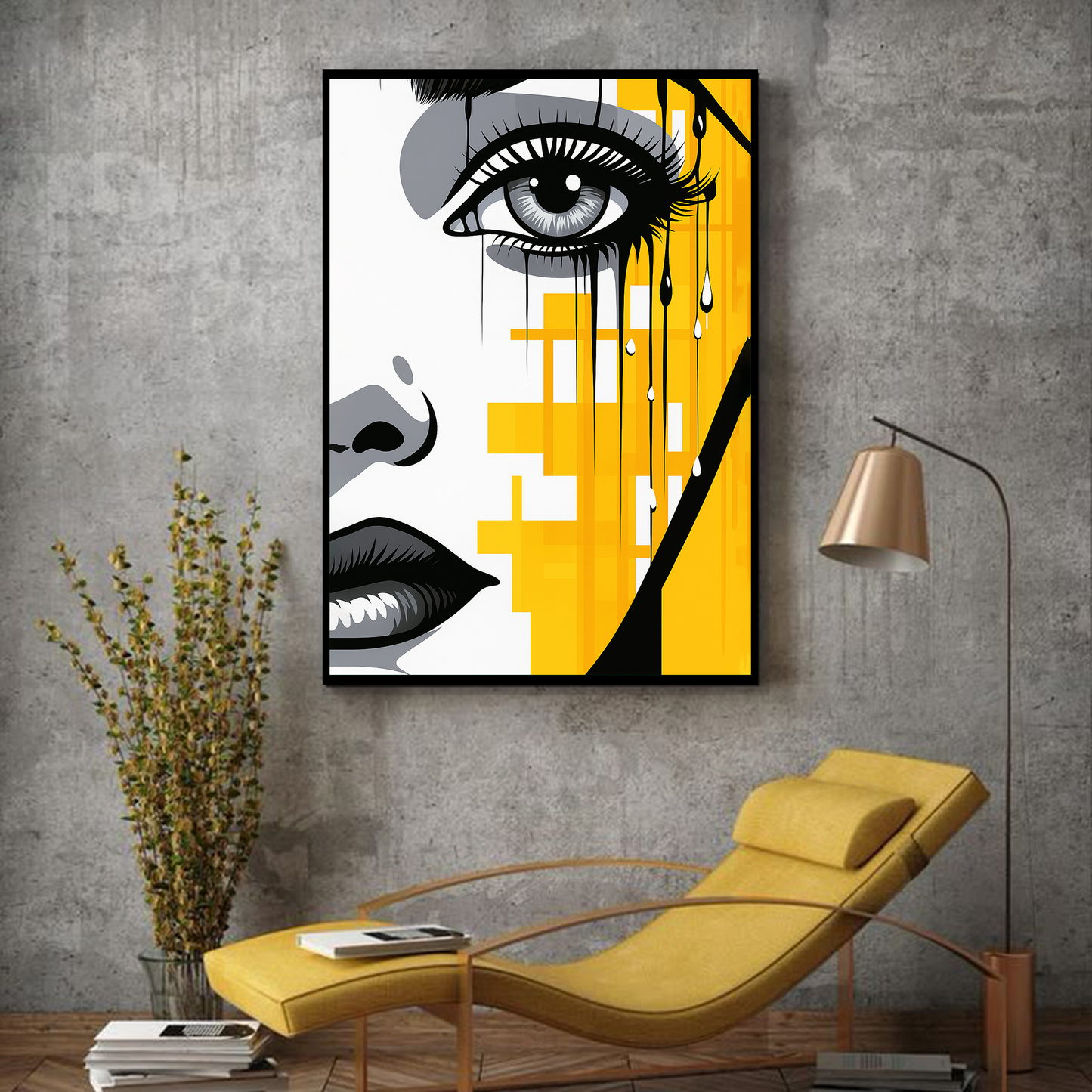 Golden Urban Gaze Frame