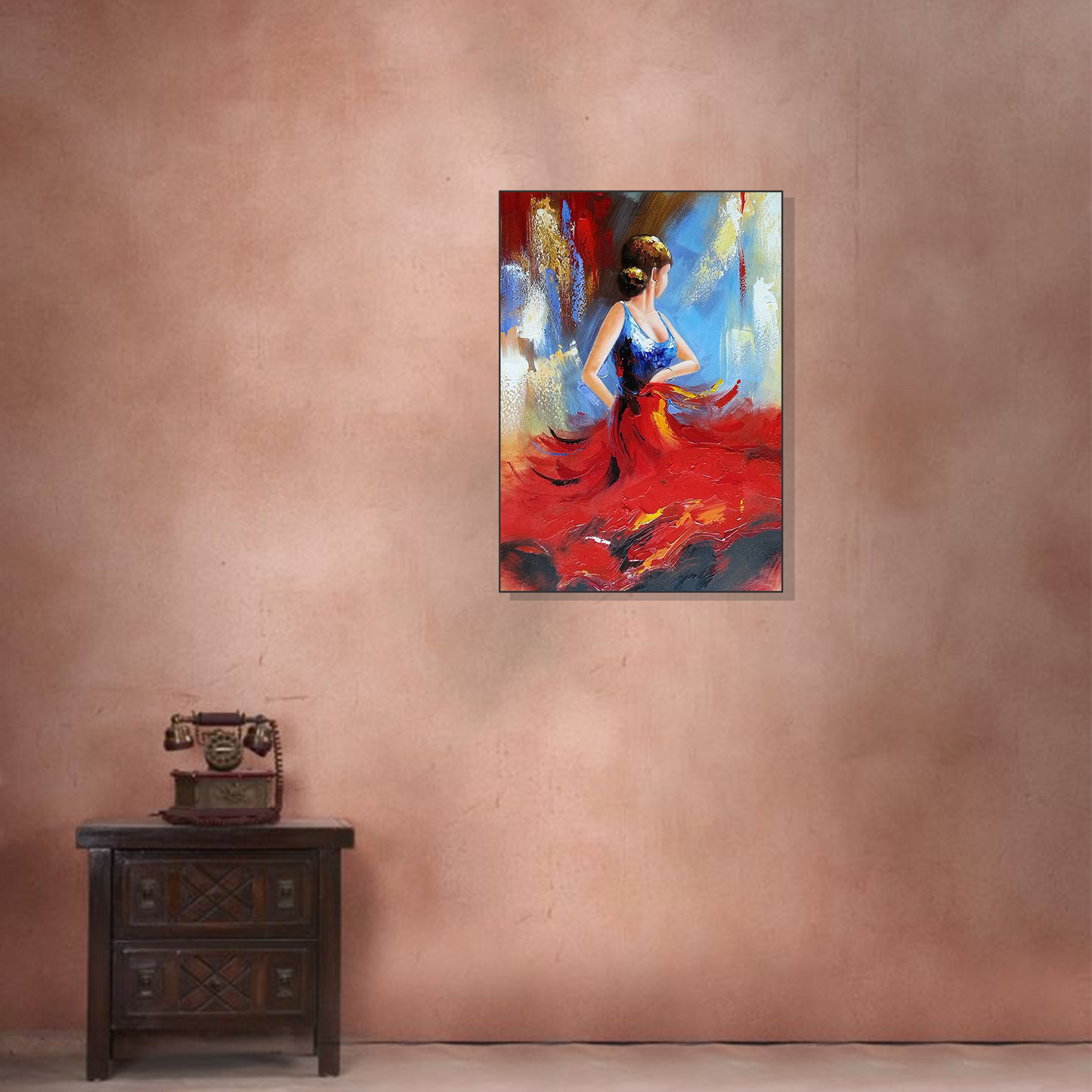 Abstract Dancing Grace Frame