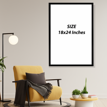 Abstract Islamic calligraphy wall frame for modern home decor