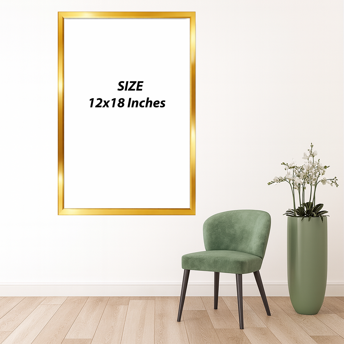 Bismillah golden calligraphy wall frame for Islamic home decor