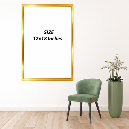 Bismillah golden calligraphy wall frame for Islamic home decor