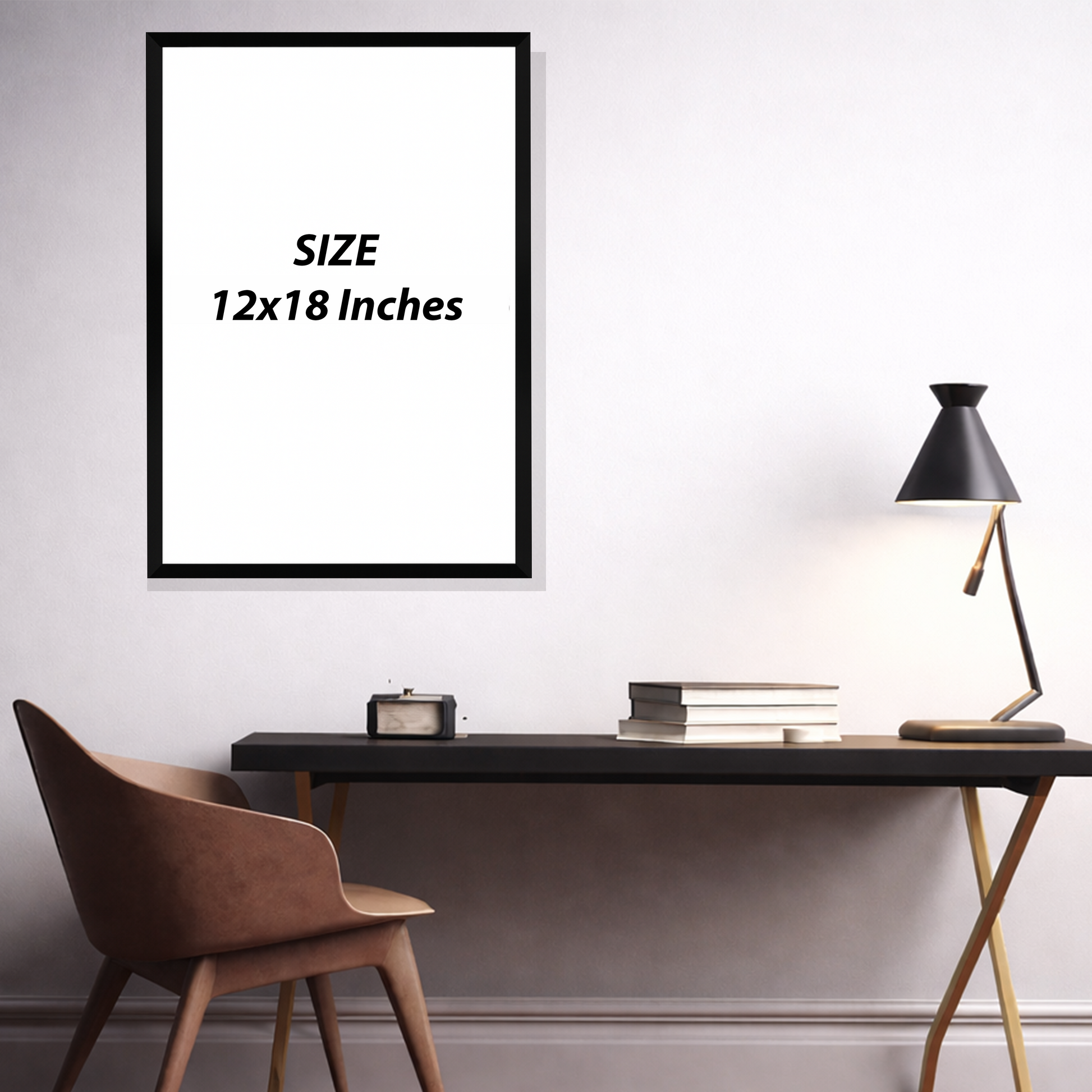 Floral feminine grace wall frame for elegant home decor