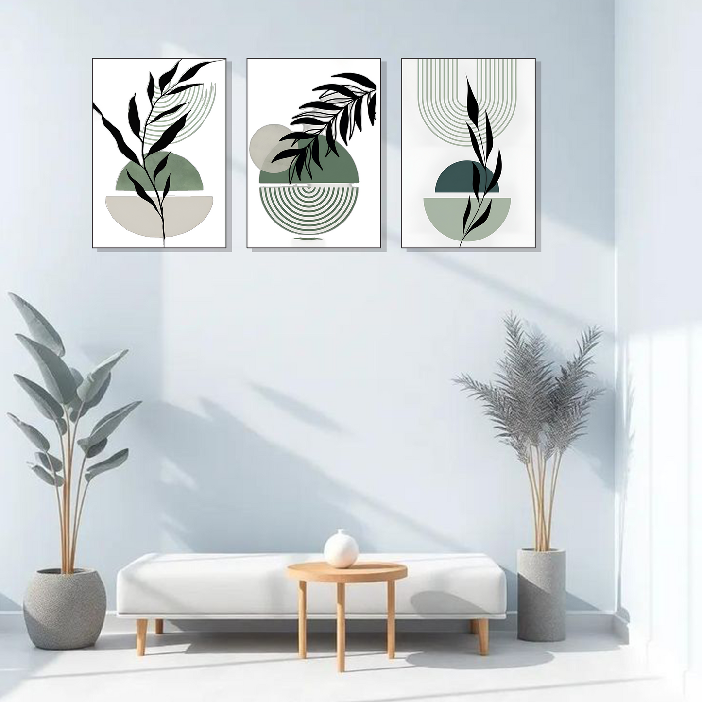 Set of 3 Frames - Scandinavian Botanical Balance
