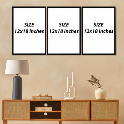 Set of 3 Frames - Mystic Lunar Birds