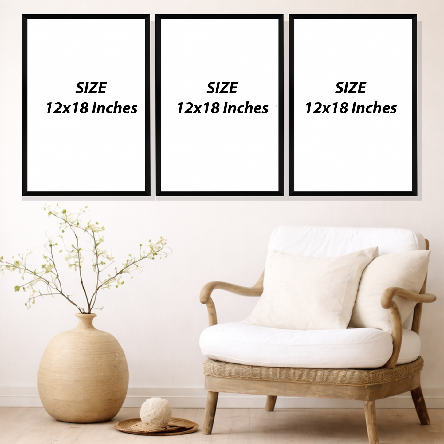 Set of 3 Frames - Twilight Feather Serenity