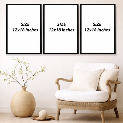 Set of 3 Frames - Twilight Feather Serenity