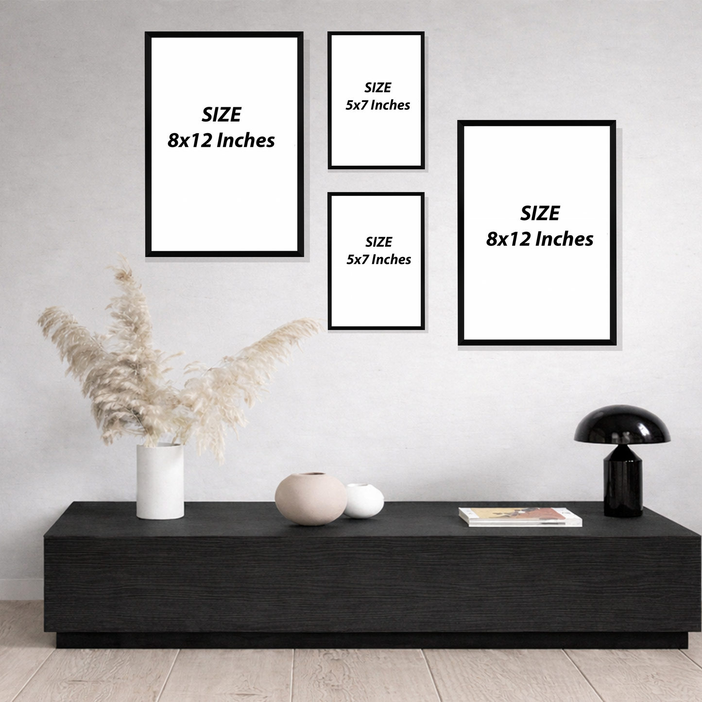 Set of 4 Frames - Sabr Shukr Allah