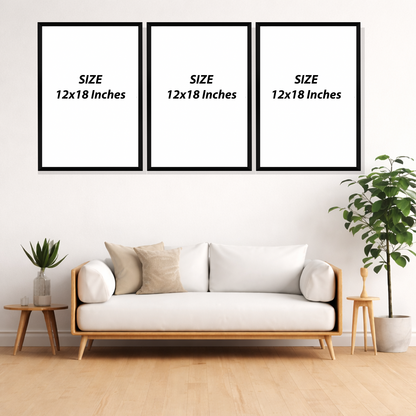 Set of 3 Frames - Heritage Islamic Motifs