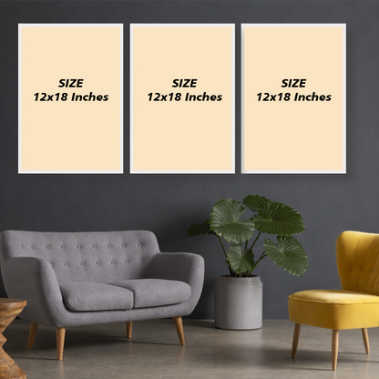 Set of 3 Frames - Islamic Unity Collection