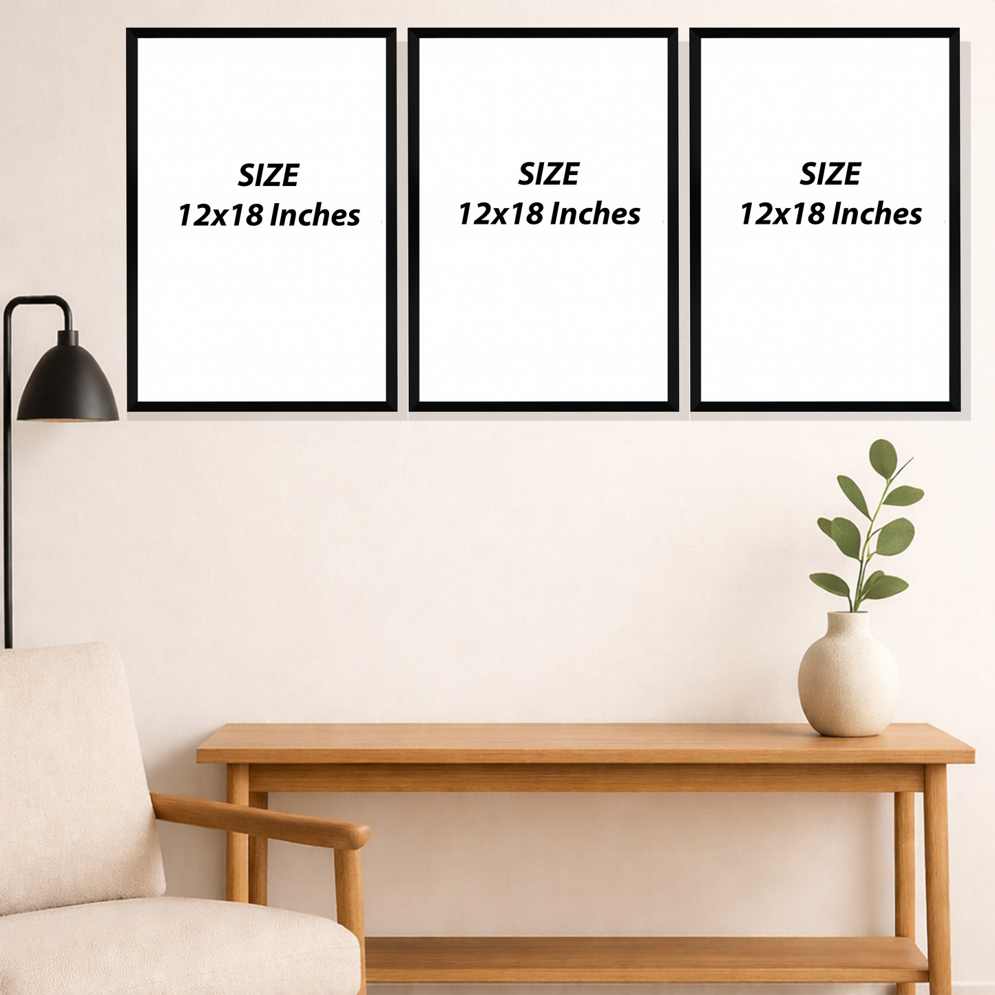 Set of 3 coffee ritual trio acrylic wall frames for kitchen decor