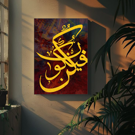 Spiritual Arabic expression wall frame for Islamic home decor