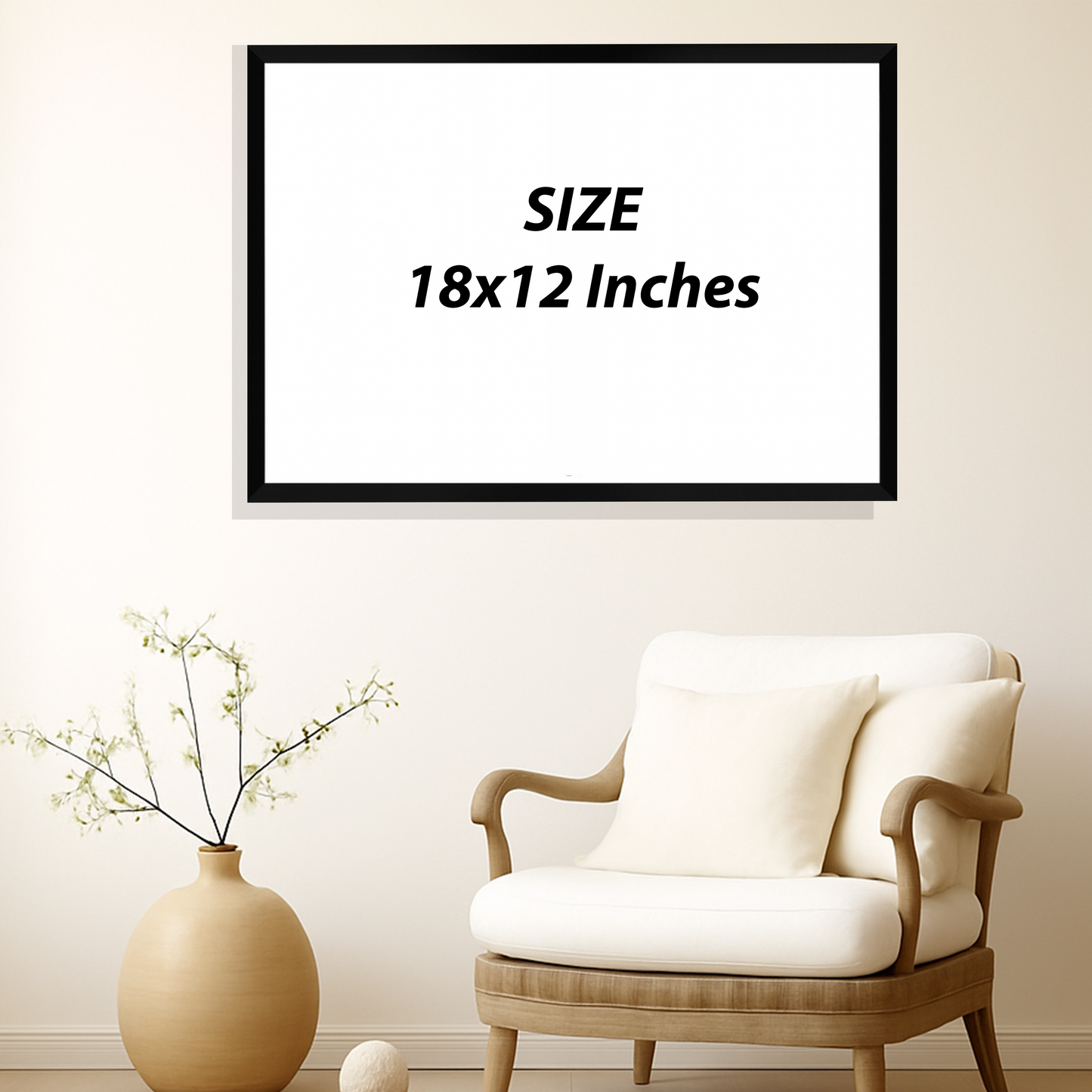 Subhanallah calligraphy wall frame for Islamic home decor