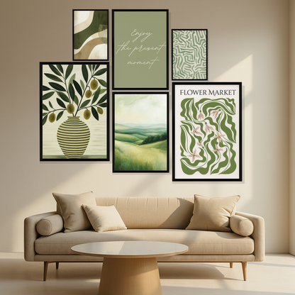 Set of 6 Frames - Botanical Calm Collection