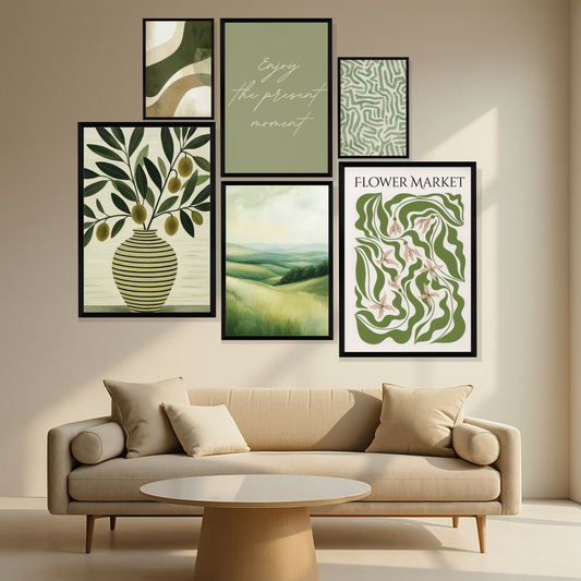 Set of 6 Frames - Botanical Calm Collection