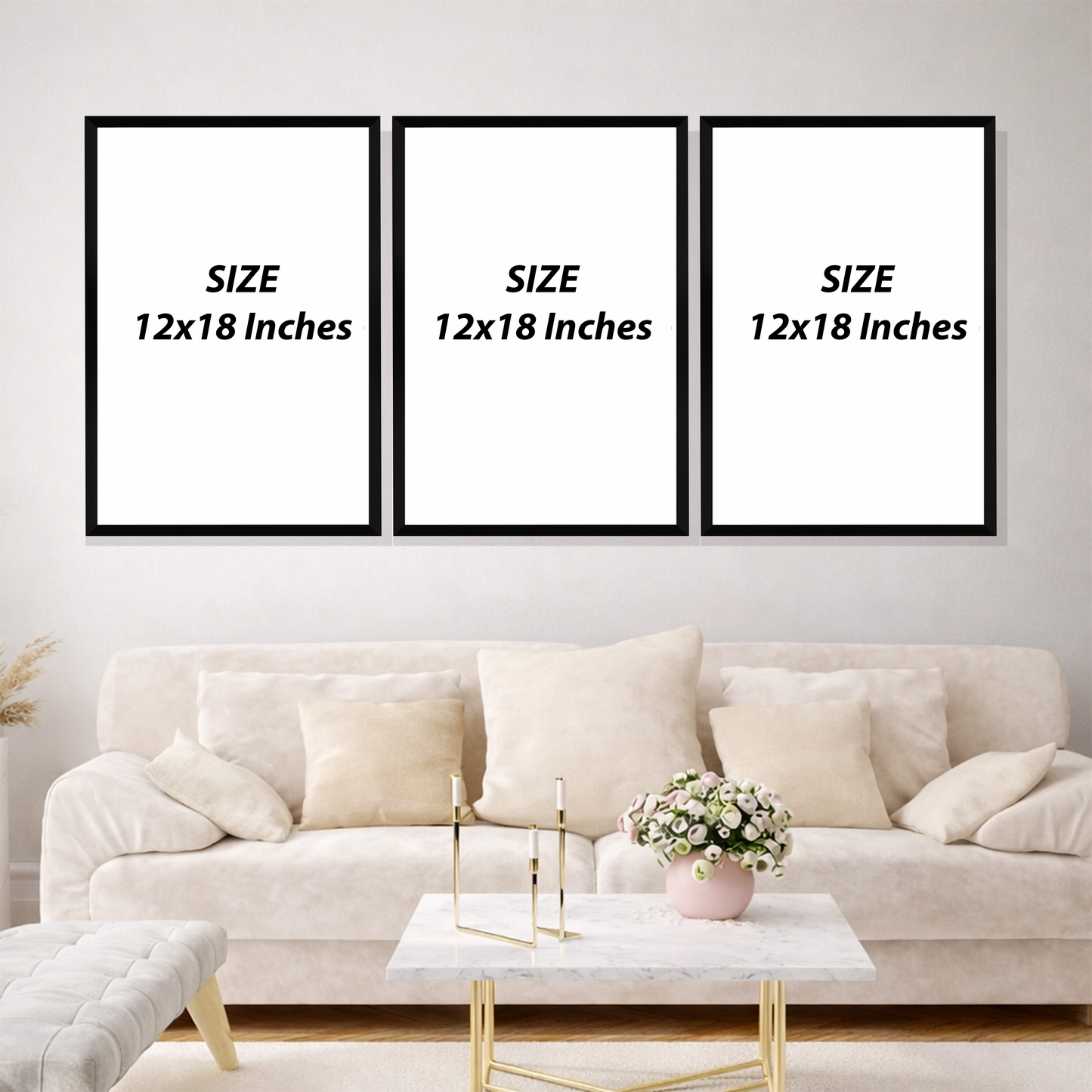 Set of 3 Frames - Lavender Dream Blooms