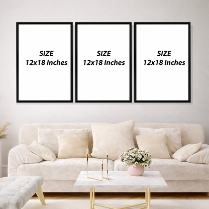 Set of 3 Frames - Lavender Dream Blooms