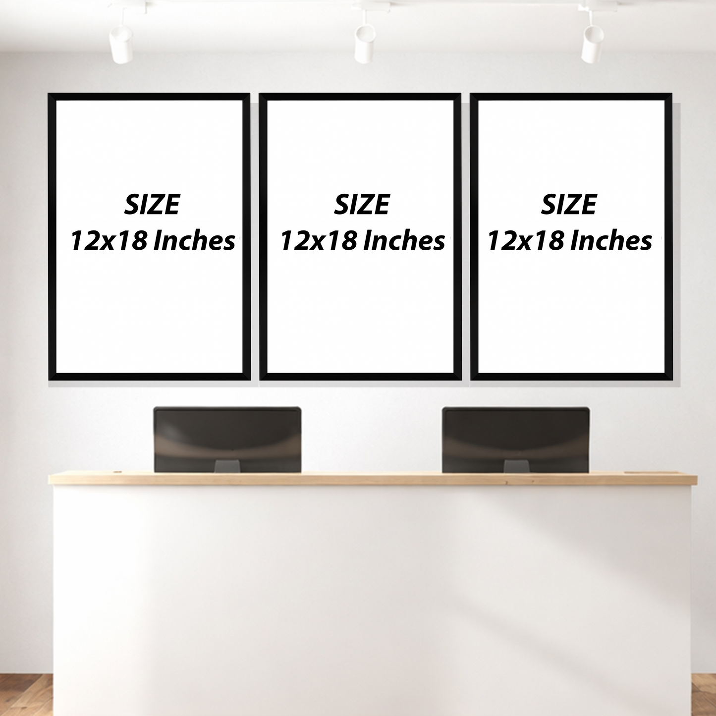 Set of 3 Frames - Abstract Tropical Elegance