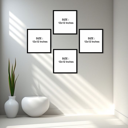 Set of 4 Frames - Self Love Quotes