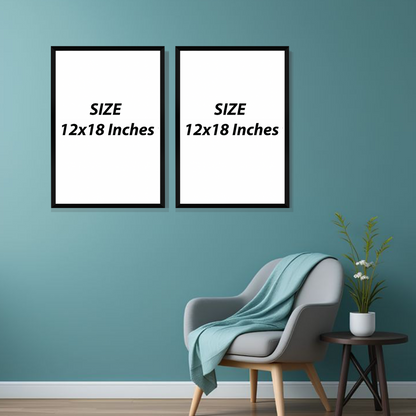 Set of 2 frames - Ethereal Floral Grace