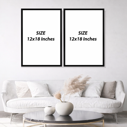 Set of 2 Frames - Divine Marble Grace